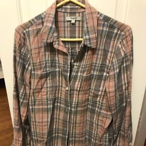 Madewell flannel button down